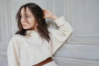 ミディアム カラー newi saLyu ネウィ　サリューのヘアスタイル