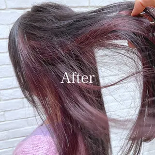 セミロング カラー レディースヘア💫 加藤たいが🐯のヘアスタイル