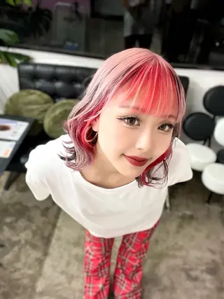 ミディアム カラー TOTA 唯一無二カラーのヘアスタイル