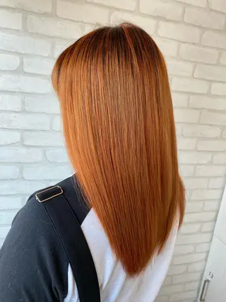 セミロング 尾崎 優也のヘアスタイル