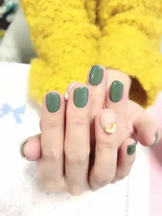 ネイル Chiara チップ長さ出しのネイルデザイン