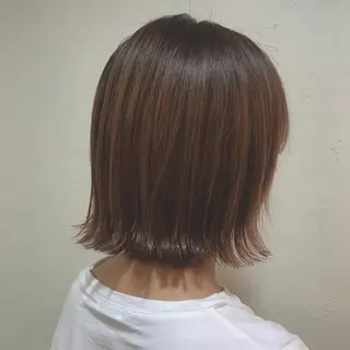 ミディアム カラー 中村 瑞希のヘアスタイル
