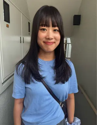 ロング カラー 透明感×レイヤーカッ ト🌼kiraraのヘアスタイル