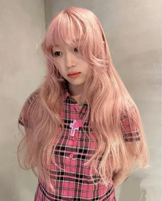 ロング カラー PELE アネックス梅田茶屋町店所属・PELE ハイトーン RIMUのヘアスタイル