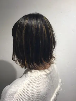 ミディアム やまぐち まりんのヘアスタイル