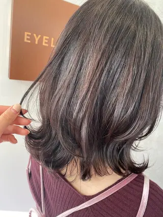 ミディアム ヤマグチ ナツキのヘアスタイル
