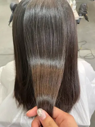 セミロング 艶髪/巻ける縮毛矯正 /髪質改善naoのヘアスタイル