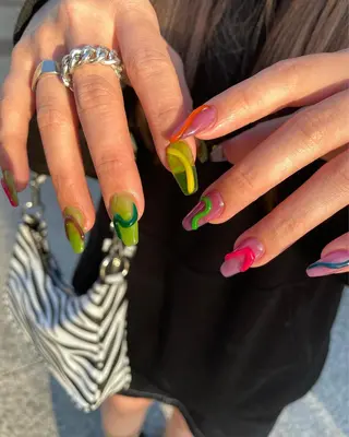 キッズ ネイル feey ⁑erinaのネイルデザイン