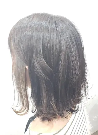 ミディアム 山田 一輝のヘアスタイル