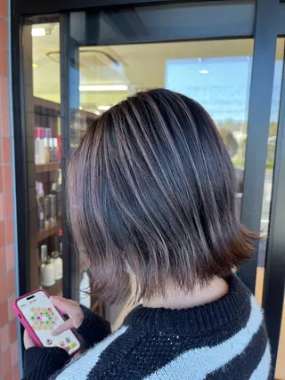 ミディアム カラー BALANCE.／ 樋口智士のヘアスタイル