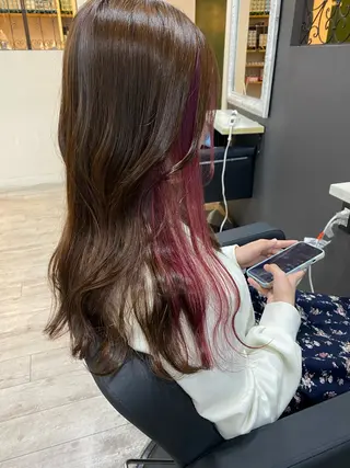 ロング カラー APPEL所属・APPEL hair ／岡山のヘアスタイル