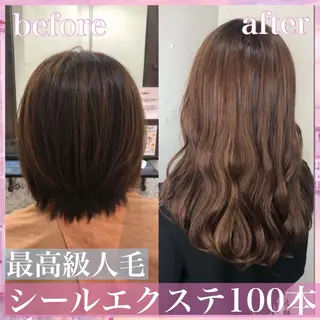 ロング カラー ヘアアレンジ 八巻 晴香のヘアスタイル