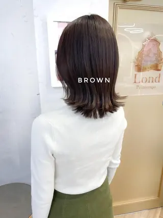 ミディアム 産休中2026.4月 復帰予定/野崎華代のヘアスタイル