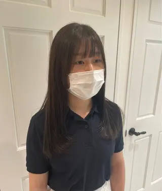 ロング ボブ／ブリーチカラー ／ゆづき🌟のヘアスタイル