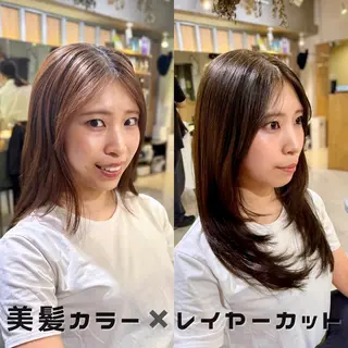 ロング カラー Lyrae〜リラエ〜所属・髪質改善/美髪/矯正 専門店💎ぺー💎のヘアスタイル