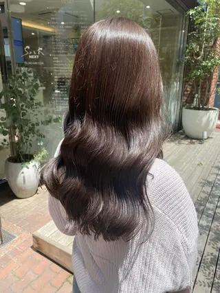 ロング カラー 韓国ヘア／艶カラー minamiのヘアスタイル