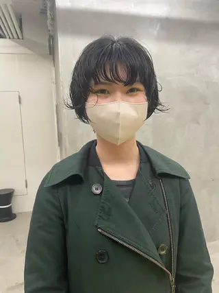 ショート カラー パーマ ヘアアレンジ メンズ ハイトーン/レイヤー 🌸さくらのヘアスタイル