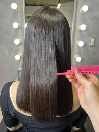 ロング カラー mimiiy梅田 中崎町ハイトーンのヘアスタイル