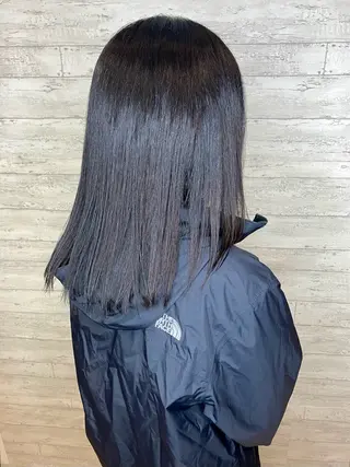 セミロング カラー 小池 穂果/ 府中のヘアスタイル