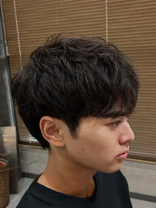 メンズ LATTE 前橋所属・蜂須賀 輝のヘアスタイル