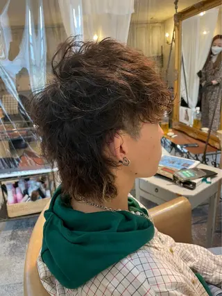 ショート パーマ ヘアアレンジ メンズ ヒロ銀座 うたのヘアスタイル