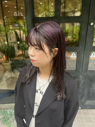 セミロング 梅田美容室/カット /Maoのヘアスタイル