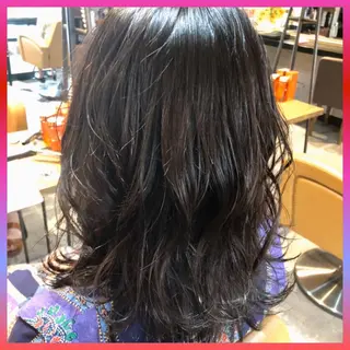 セミロング 髪質改善縮毛矯正 リピートNo.1米倉のヘアスタイル