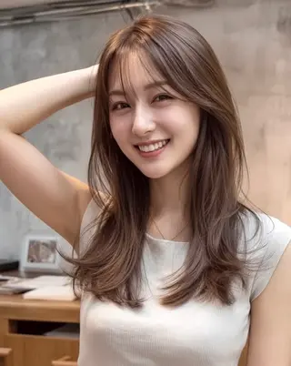 ロング 藤田大夢 /liberte高崎のヘアスタイル