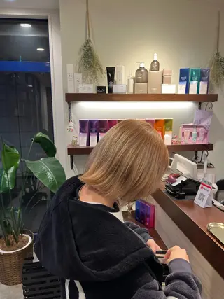 ミディアム カラー メンズ 大人透明感艶カラー 寺田稜のヘアスタイル