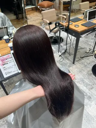 ロング カラー 透明感🫧 佐藤歩夢のヘアスタイル