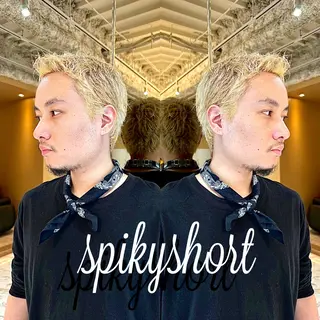 ショート パーマ メンズ 🏆ハッシュカット× 髪質改善🏆カイトのヘアスタイル