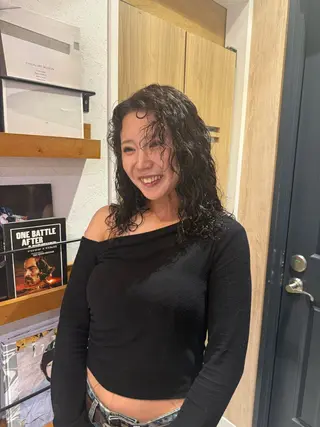 パーマ カットカラーモデル さん❁₊大募集中🌞のヘアスタイル