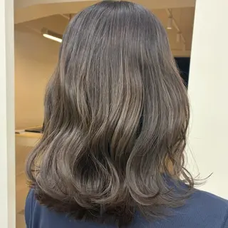 ミディアム カラー 名古屋駅【透明感 カラー】hinanoのヘアスタイル