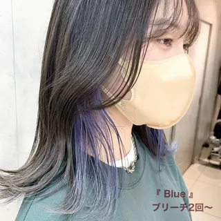 ミディアム カラー raika .のヘアスタイル