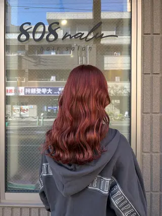 ロング カラー 荒井 茉凜のヘアスタイル