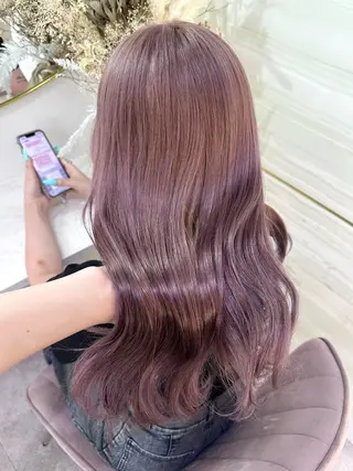 ロング カラー 🦋高瀬寛菜🦋 韓国/ブリーチのヘアスタイル