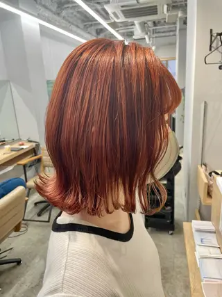 ミディアム SAEKI【ior 】北千住店ブリーチのヘアスタイル