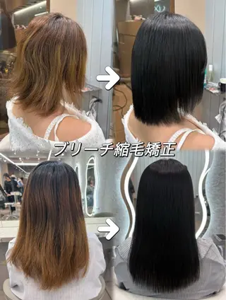ロング 浦和/レイヤー/ボブ 縮毛矯正/大和田拓夢のヘアスタイル