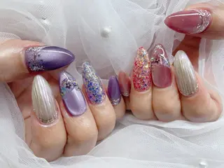 ネイル cachette. 尾関のマツエク・マツパデザイン