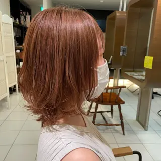 ミディアム カラー 透明感カラー/ 寺田千雅子のヘアスタイル