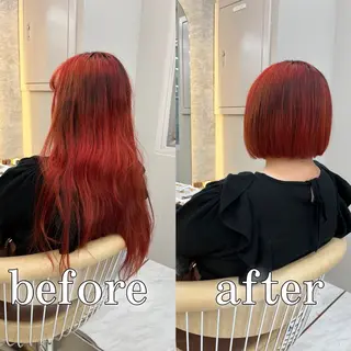 ショート カラー 池袋/似合わせ/縮毛 髪質改善【ugen】のヘアスタイル