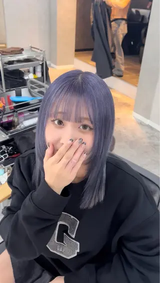 カラー UNBALANCE  OSAKA所属・縮毛矯正モデル 募集中Yuuriのヘアスタイル