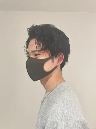 パーマ メンズ 艶カラー asukaのヘアスタイル