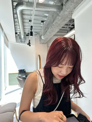 セミロング カラー キッズ オトナヘア🌸 harukaのヘアスタイル