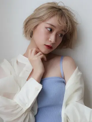 ショート VIVIE【ヴィヴィ】所属・髪質改善/韓国風 レイヤー/田村祐樹のヘアスタイル