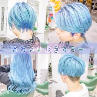 ショート カラー Re:ta Hair 飯田淳平のヘアスタイル