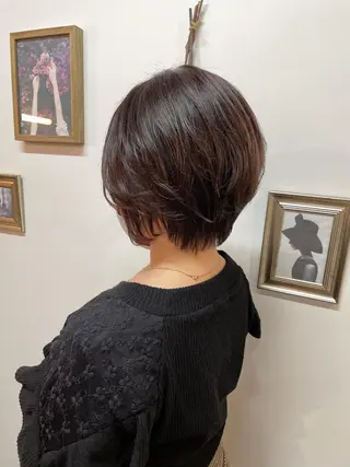 ショート 鈴木 美穂のヘアスタイル