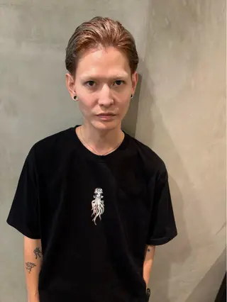 ショート カラー メンズ 優 作のヘアスタイル