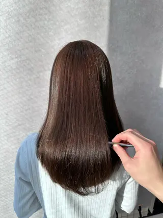 ロング 🔸縮毛矯正/髪質 改善カラー石崎🔸のヘアスタイル