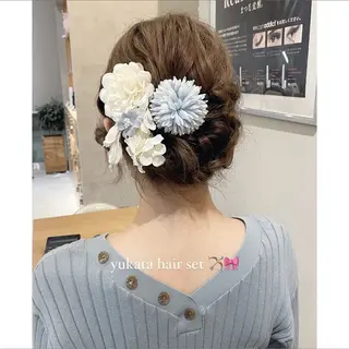 ヘアアレンジ 𝙢𝙞𝙮𝙪🎀 girly hairのヘアスタイル